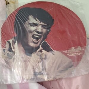 Red Elvis Presley Vinyl Record